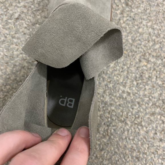 Ankle booties size 8.5 NEW BP Suede Taupe - Picture 5 of 13